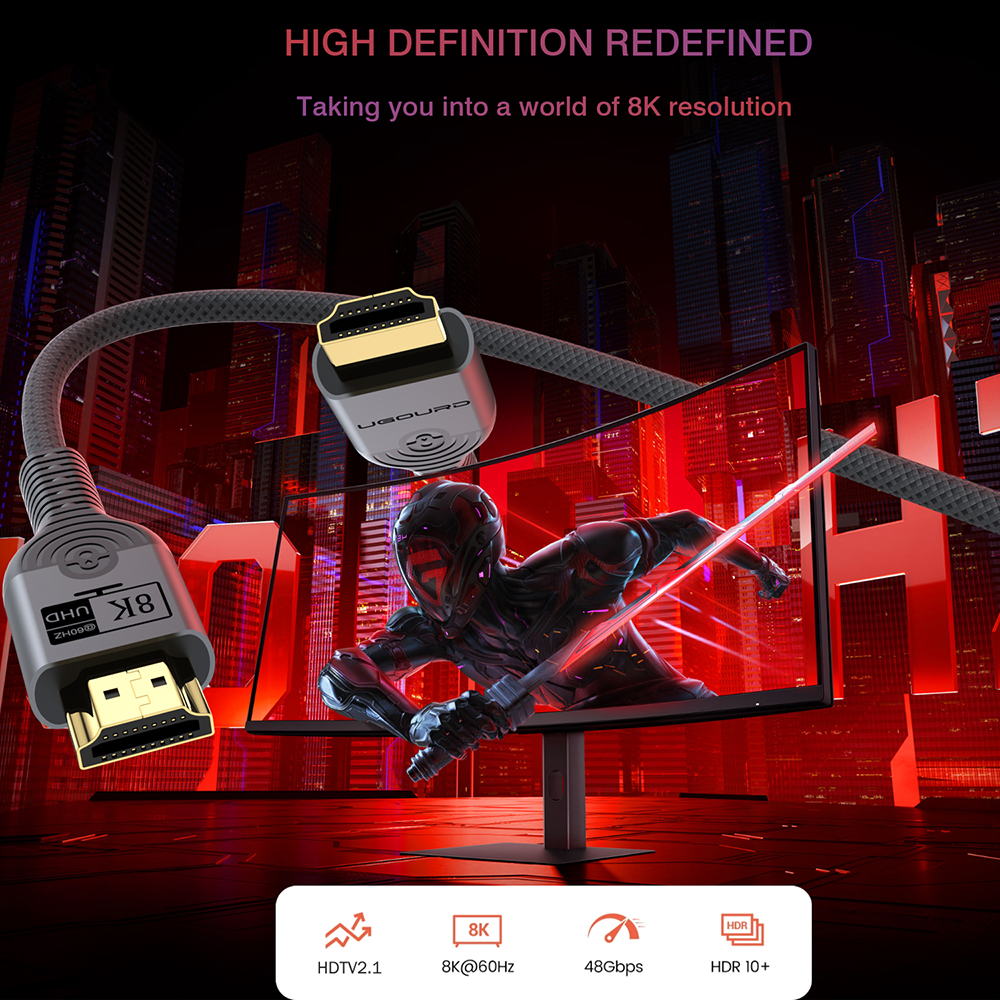 UGOURD HDMI-Compatible 2.1 2.0 - Hdmi Arc Cable reseña y precio