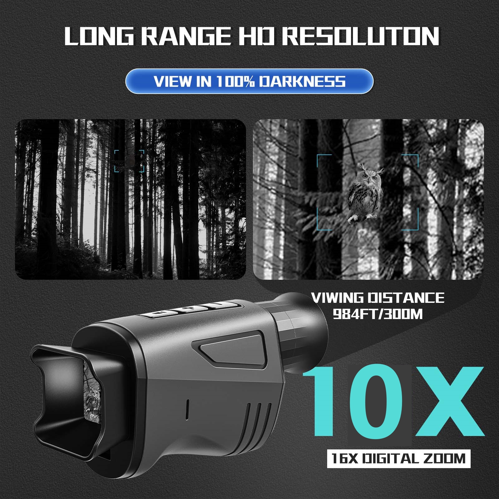 1080P HD Monocular Night Visio - Home Cinema Center reseña y precio